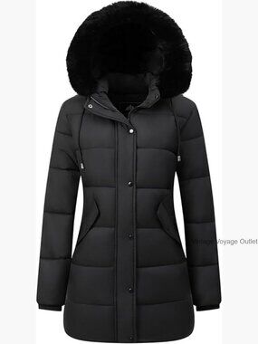 Long Waterproof Parka Winter Coat Windproof Snow Jacket Women's